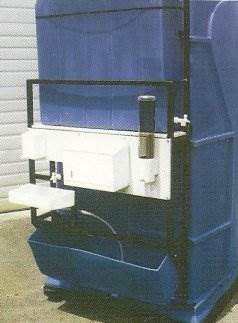 piggyback wash station.mounts on back of portable toilet